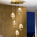Schuller Rocio 5 Light Pendant Light in Gold