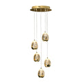 Schuller Rocio 5 Light Pendant Light in Gold