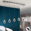 Schuller Rocio 5 Light Bar Pendant Light in Chrome with Remote Control