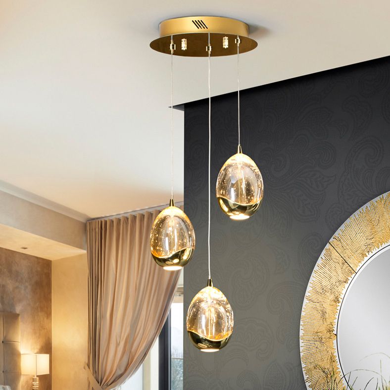 Schuller Rocio 3 Light Pendant Light in Gold