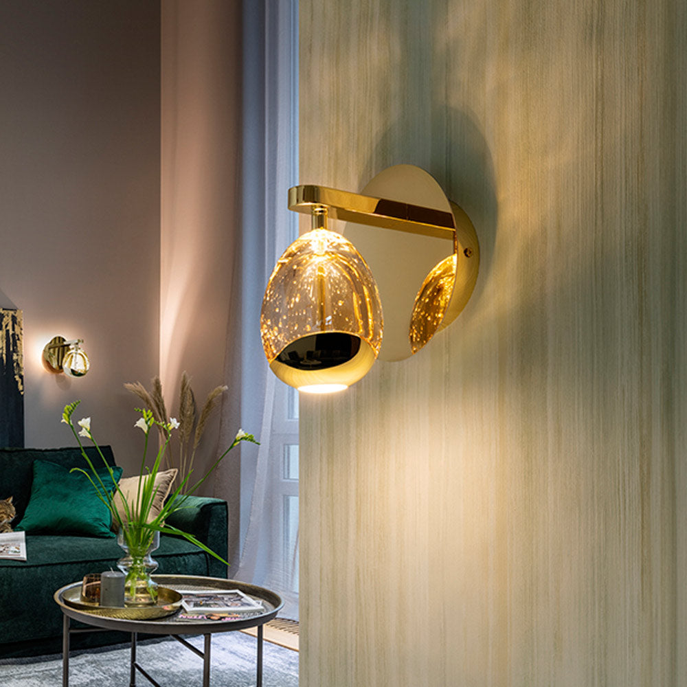 Schuller Rocio Wall Light in Gold