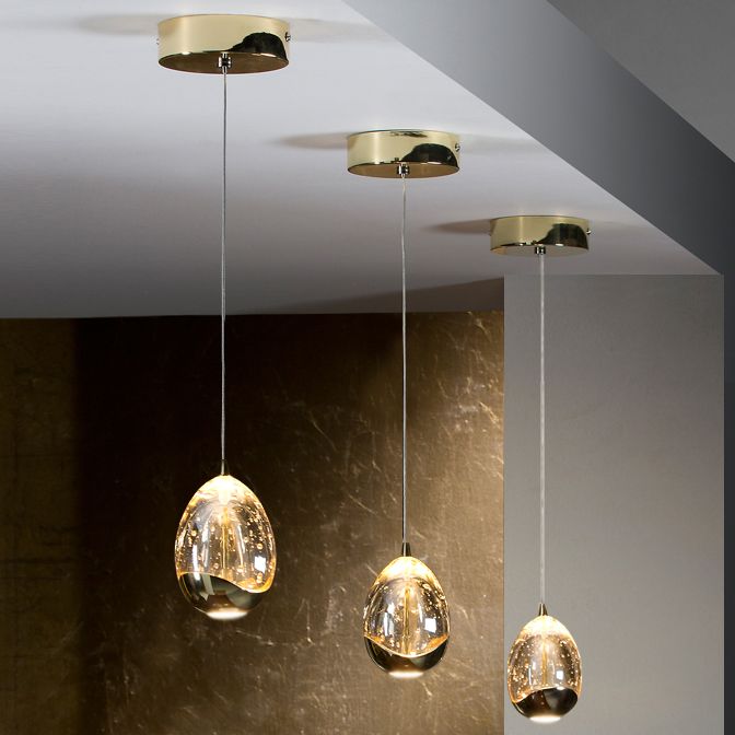 Schuller Rocio Single Pendant Light in Gold