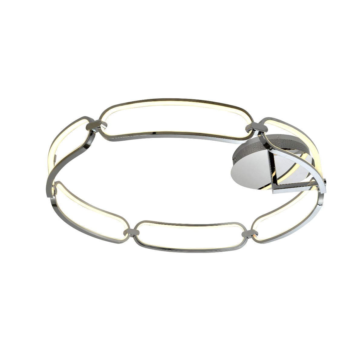 Schuller Colette Large Flush Ceiling Light in Chrome