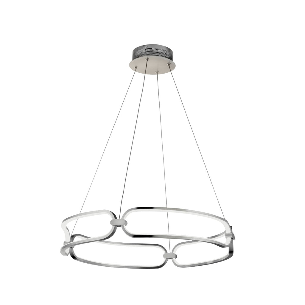 Schuller Colette Medium Pendant Light in Chrome