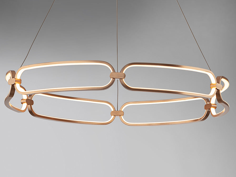 Schuller Colette Large Pendant Light in Rose Gold