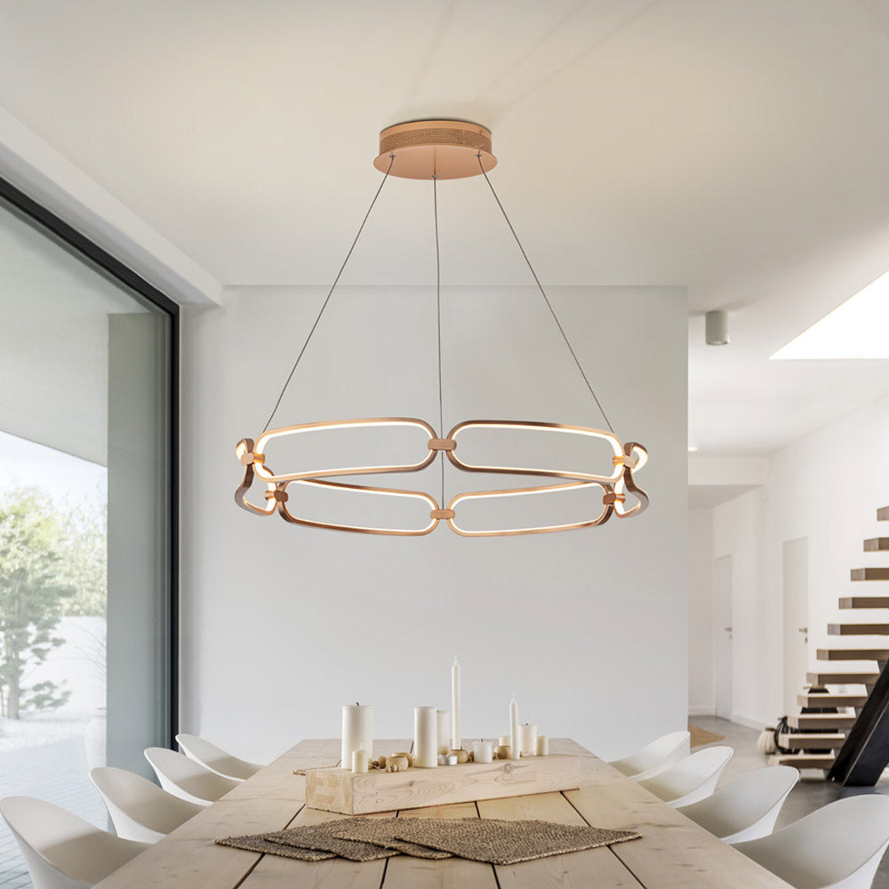 Schuller Colette Large Pendant Light in Rose Gold