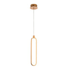 Schuller Colette Single Pendant Light in Rose Gold