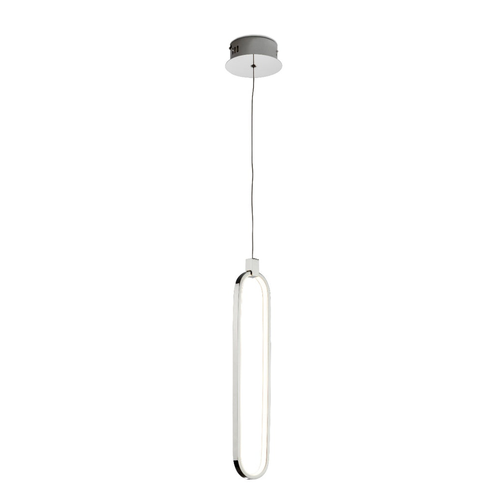 Schuller Colette Single Pendant Light in Chrome