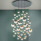 Schuller Sphere 55 Light Cluster Pendant Light with Multicoloured with Bluetooth Control