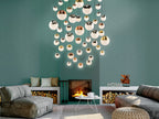 Schuller Sphere 55 Light Cluster Pendant Light with Multicoloured with Bluetooth Control
