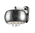 Regent Zinnia Wall Light in Chrome