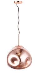 Regent Azalea Large 1 Light Pendant Light in Copper
