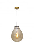 Regent Ivy Small 1 Light Pendant Light in Champagne