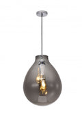 Regent Ivy Medium 2 Light Pendant Light in Smoke