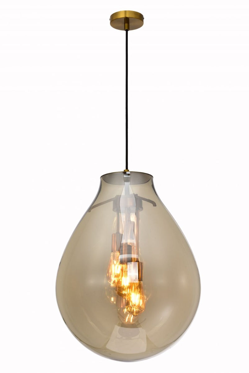 Regent Ivy Large 4 Light Pendant Light in Champagne
