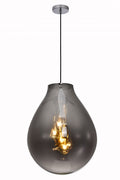 Regent Ivy Large 4 Light Pendant Light in Smoke