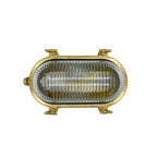 Navigator Siren Small Standard Bulkhead Plain in Solid Brass