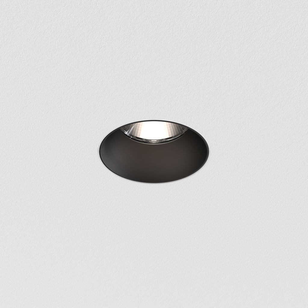 Decor Pro Round Flush Fixed in Textured White - Product Image 1