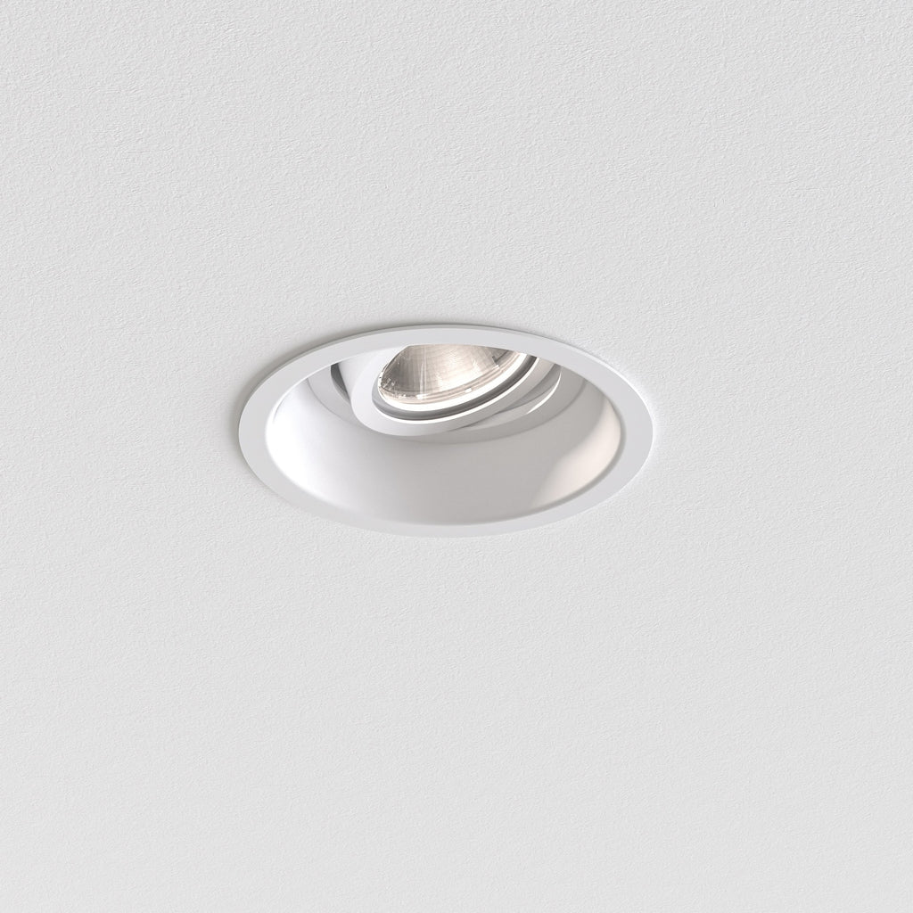 Minima Pro Round Adjustable in Matt White - Product Image 1