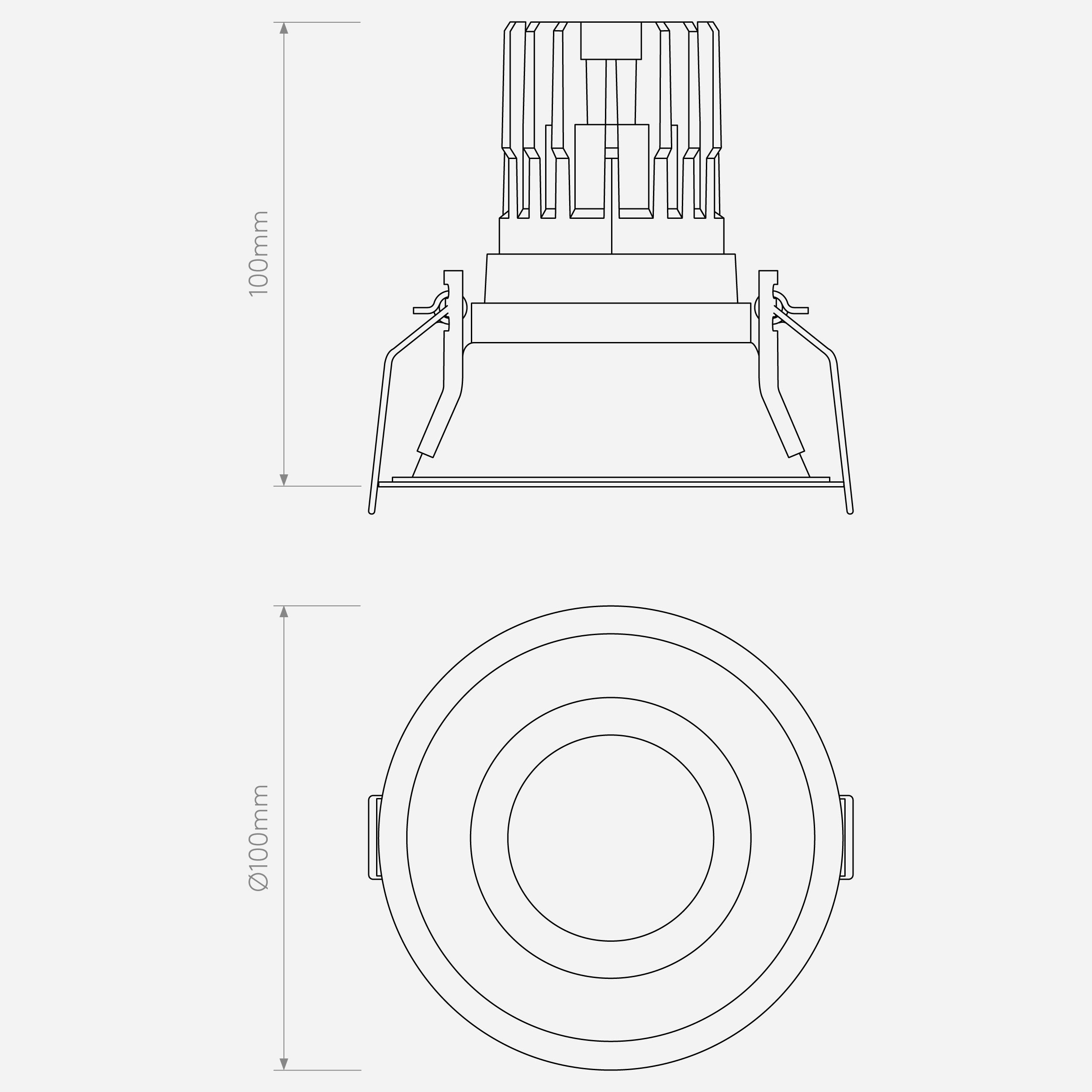 Minima PRO Round Fixed IP65