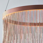 END Zelma 1 Light Pendant Light in Brushed Copper and Copper