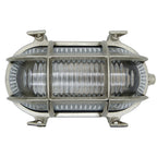 Navigator Horatio Small Standard Bulkhead Solid Brass in Satin Nickel