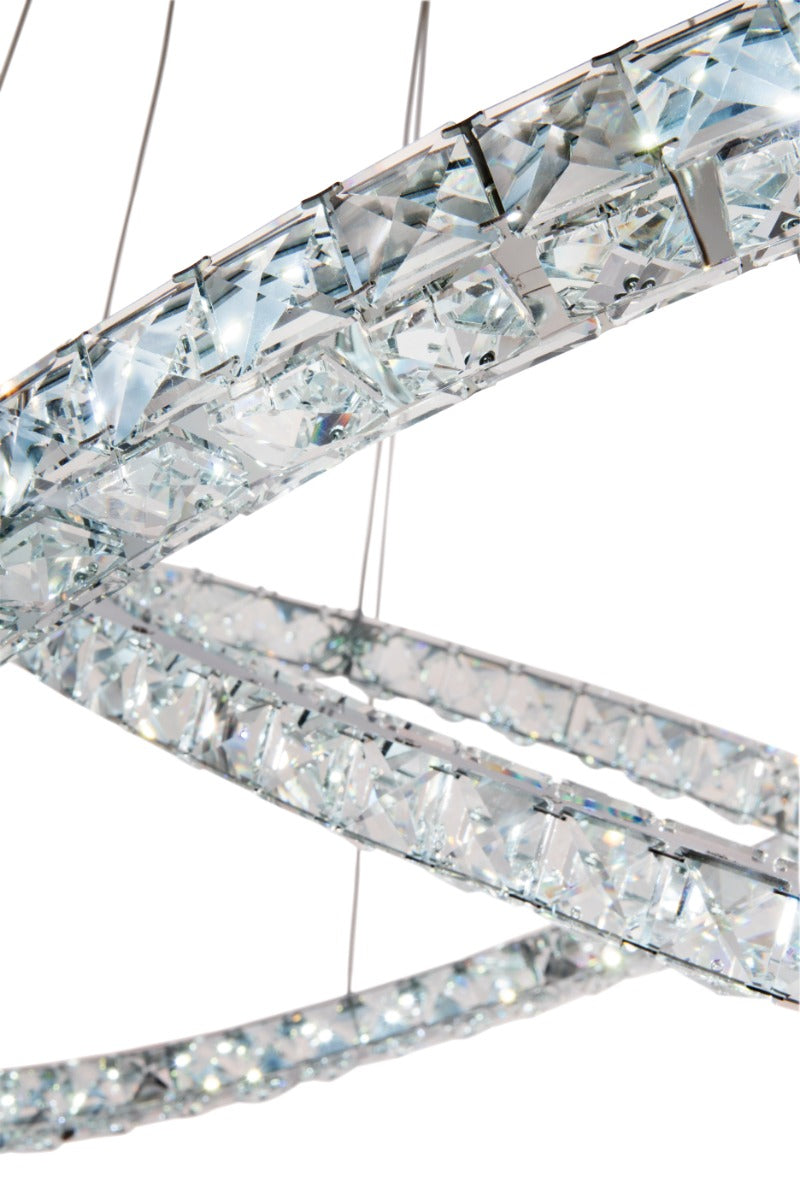 Eglo Ceiling Light LED Crystal Pendant Toneria 93946