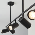 Endon Rez 5 Light Spotlight in Matt Black