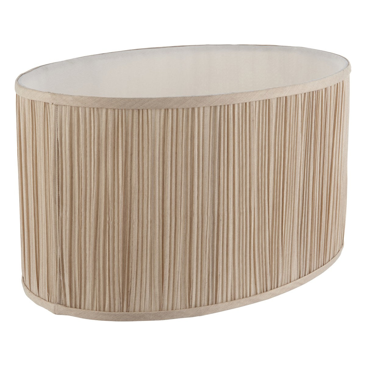 Interiors 1900 Kemp 18 Inch Oval Lamp Shade in Beige