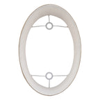Interiors 1900 Kemp 18 Inch Oval Lamp Shade in Beige