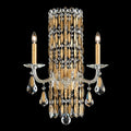 Schonbek Sarella 2 Light Wall Light Heritage Crystal in Heirloom Gold