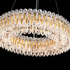 Schonbek Sarella 12 Light Radiance Crystal Pendant in Heirloom Gold