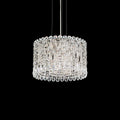 Schonbek Sarella Pendant Light in Stainless Steel with Heritage Crystal