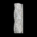 Schonbek Glissando 2 Light Wall Light with Swarovski Crystal in Stainless Steel