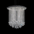 Schonbek Trilliane 8 Light Pendant Light with Clear Heritage Crystal in Stainless Steel