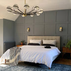 Troy Ace 10 Light Chandelier in Textured Bronze and Brushed Brass