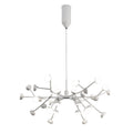 Mantra Adn LED 36 Light Extra Large Ceiling Pendant White Frame