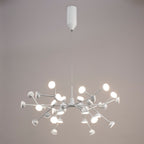 Mantra Adn LED 36 Light Extra Large Ceiling Pendant White Frame