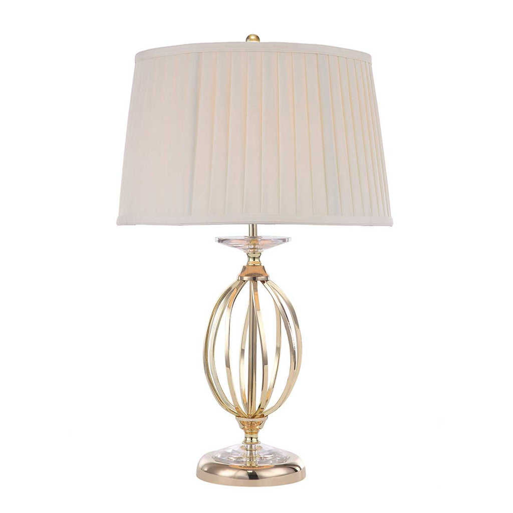 Elstead Aegean Table Lamp in Polished Brass