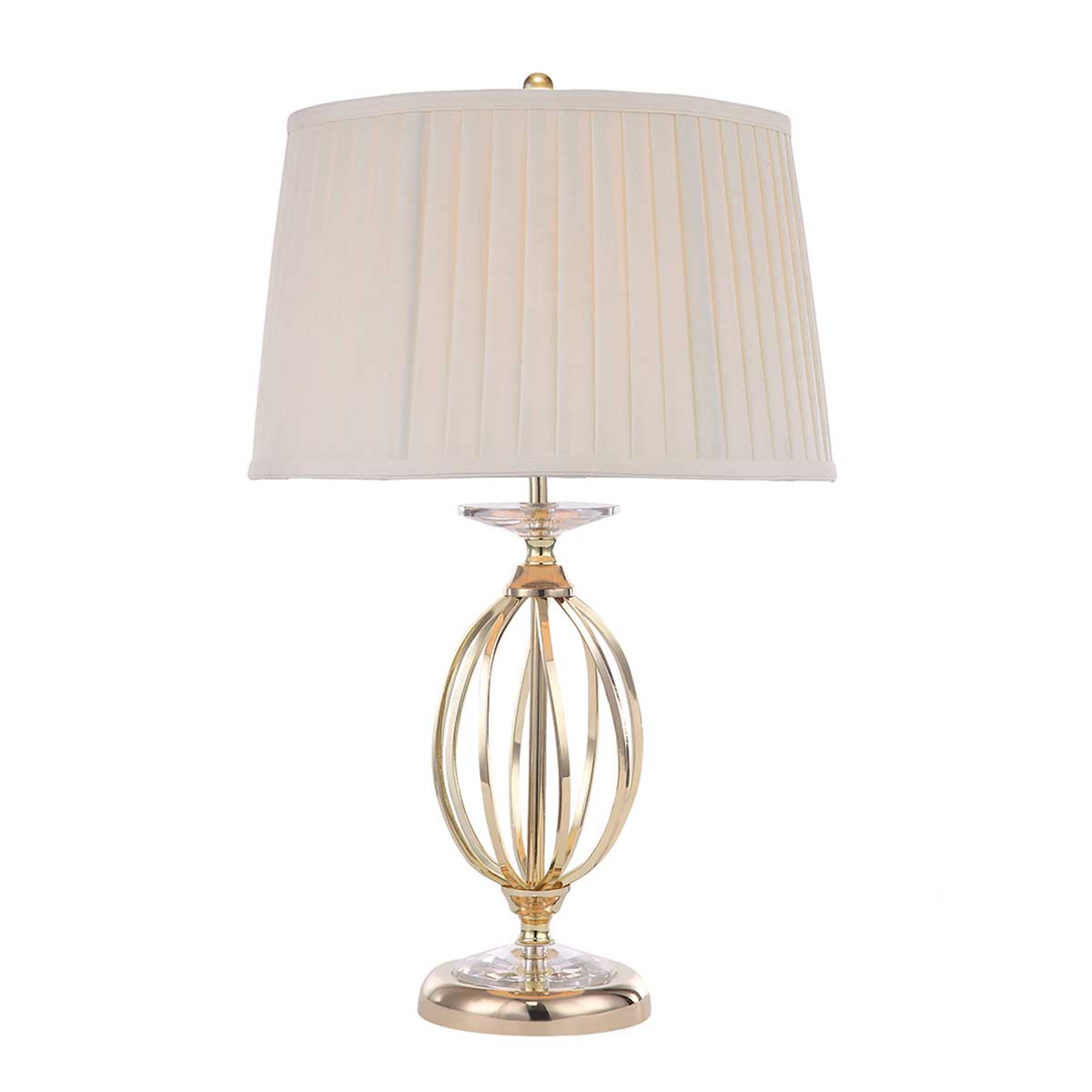 Elstead Aegean Table Lamp in Polished Brass