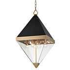 Hudson Valley Coltrane 8 Light Pendant Light in Aged Brass