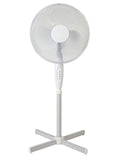 Deco Airo 16 Inch Pedestal Fan in White