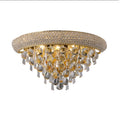 Diyas Alexandra Medium 3 Light Wall Light in Gold with Crystal