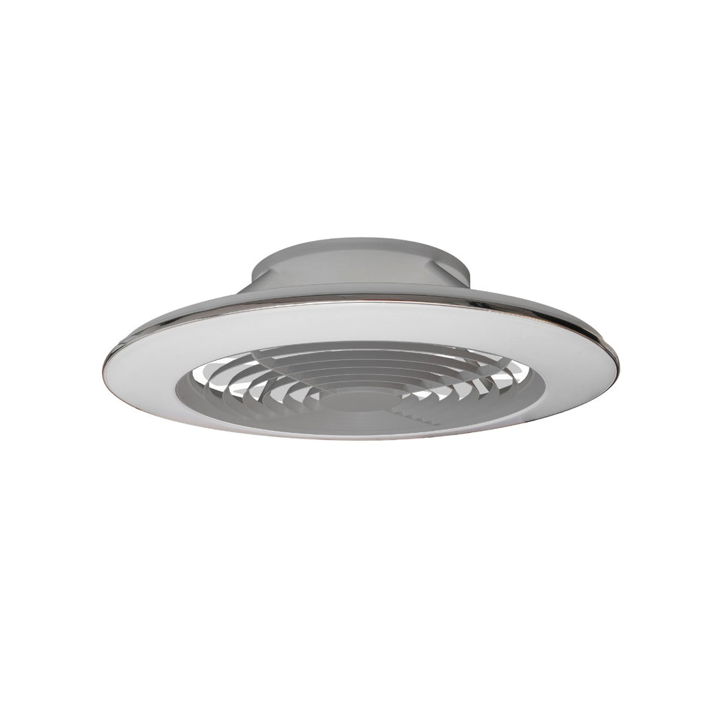 Mantra Alisio XL Silver Ceiling Fan 95W LED Light Dimmable Remote Controlled