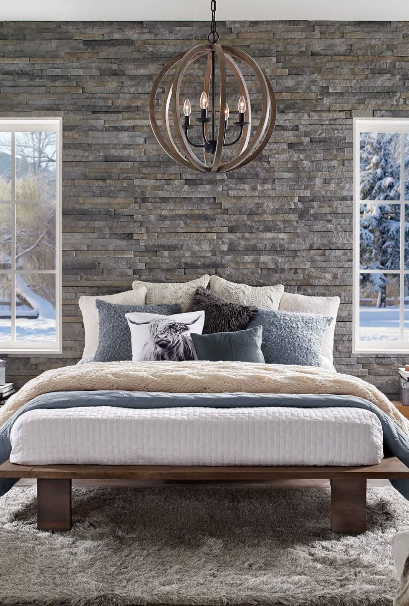 Feiss Allier 4 Light Pendant Light in Aged Oak
