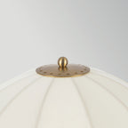 Alora Mood Crosby Table Lamp in Satin Cream & Brushed Gold