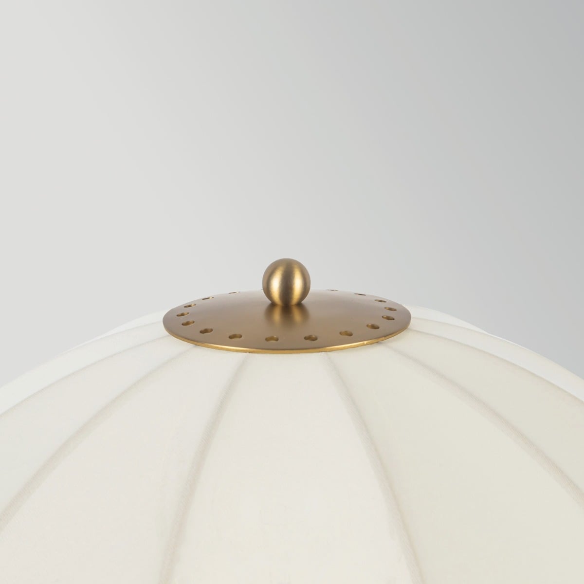 Alora Mood Crosby Table Lamp in Satin Cream & Brushed Gold