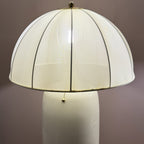 Alora Mood Crosby Table Lamp in Satin Cream & Brushed Gold