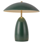 Alora Mood Poppy LED Medium Table Lamp in Pine Green