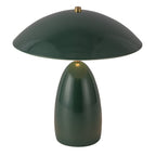 Alora Mood Poppy LED Medium Table Lamp in Pine Green